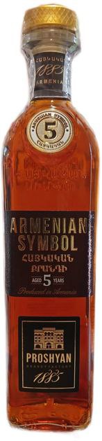 Бренді Armenian Symbol 5 y.o. 40% 0.5 л 
